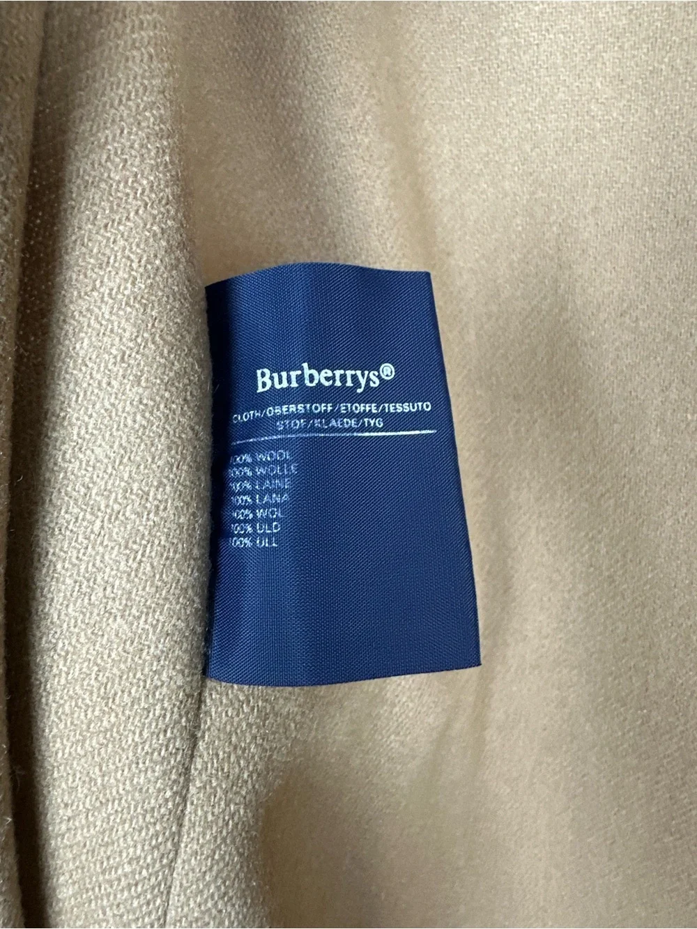 Vintage Burberry Trench Coat & Wool Lining Insert - Picture 7 of 12